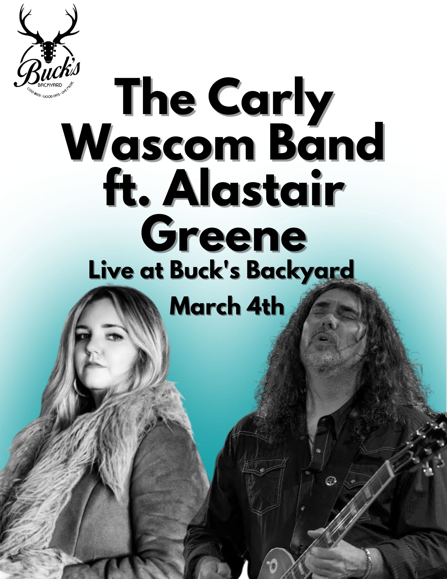 The Carly Wascom Band - Alastair Greene - Buck's Backyard