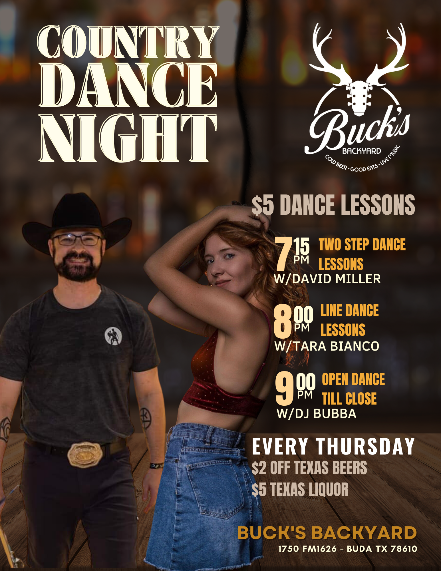 Country Dance Nights - Buck's Backyard