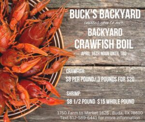 Backyard Crawfish Boil - Buck's Backyard