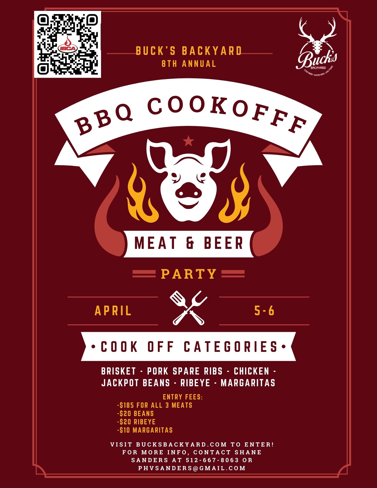 8th Annual BBQ Cookoff - Buck's Backyard