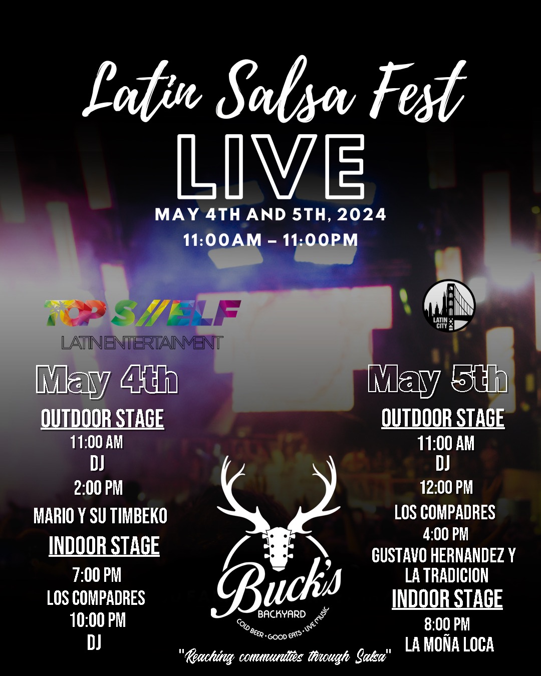 Latin Salsa Fest - Buck's Backyard