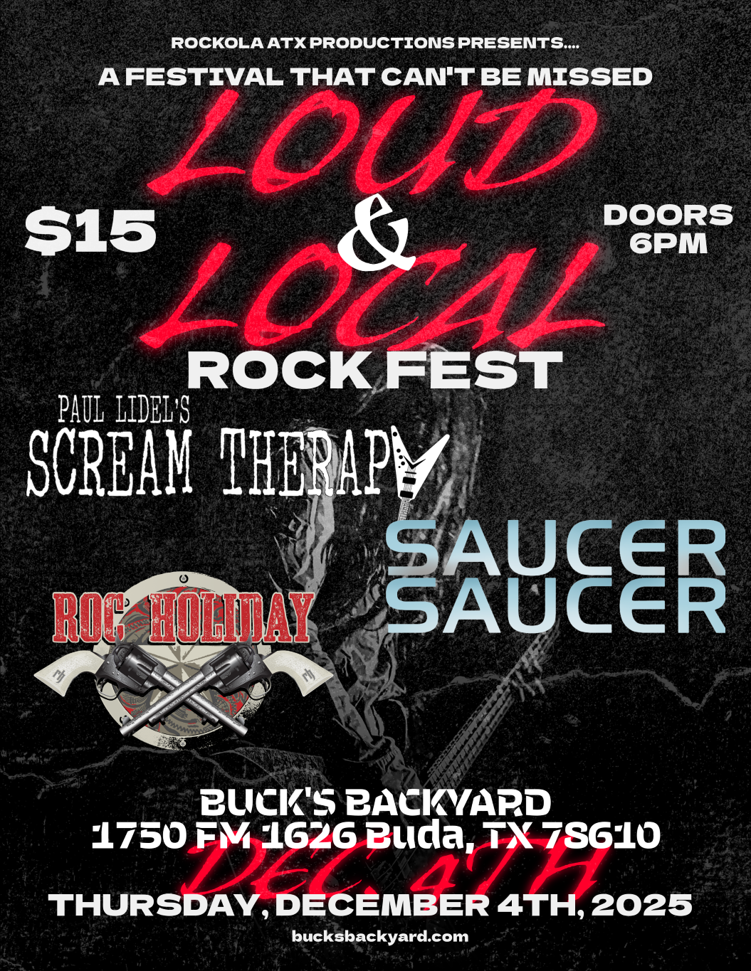 Loud and Local Rock Fest - Buck's Backyard