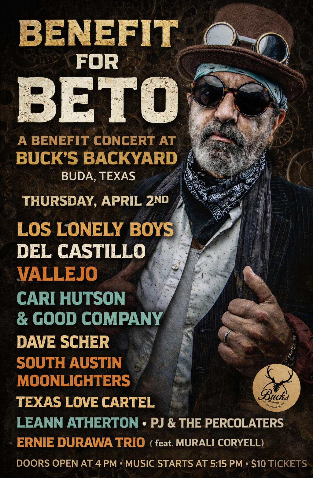 Benefit for Beto - Buck's Backyard