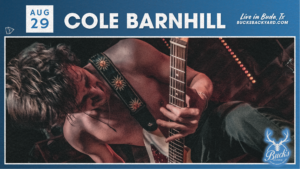 Cole Barnhill live at bucks backyard in buda, tx graphic
