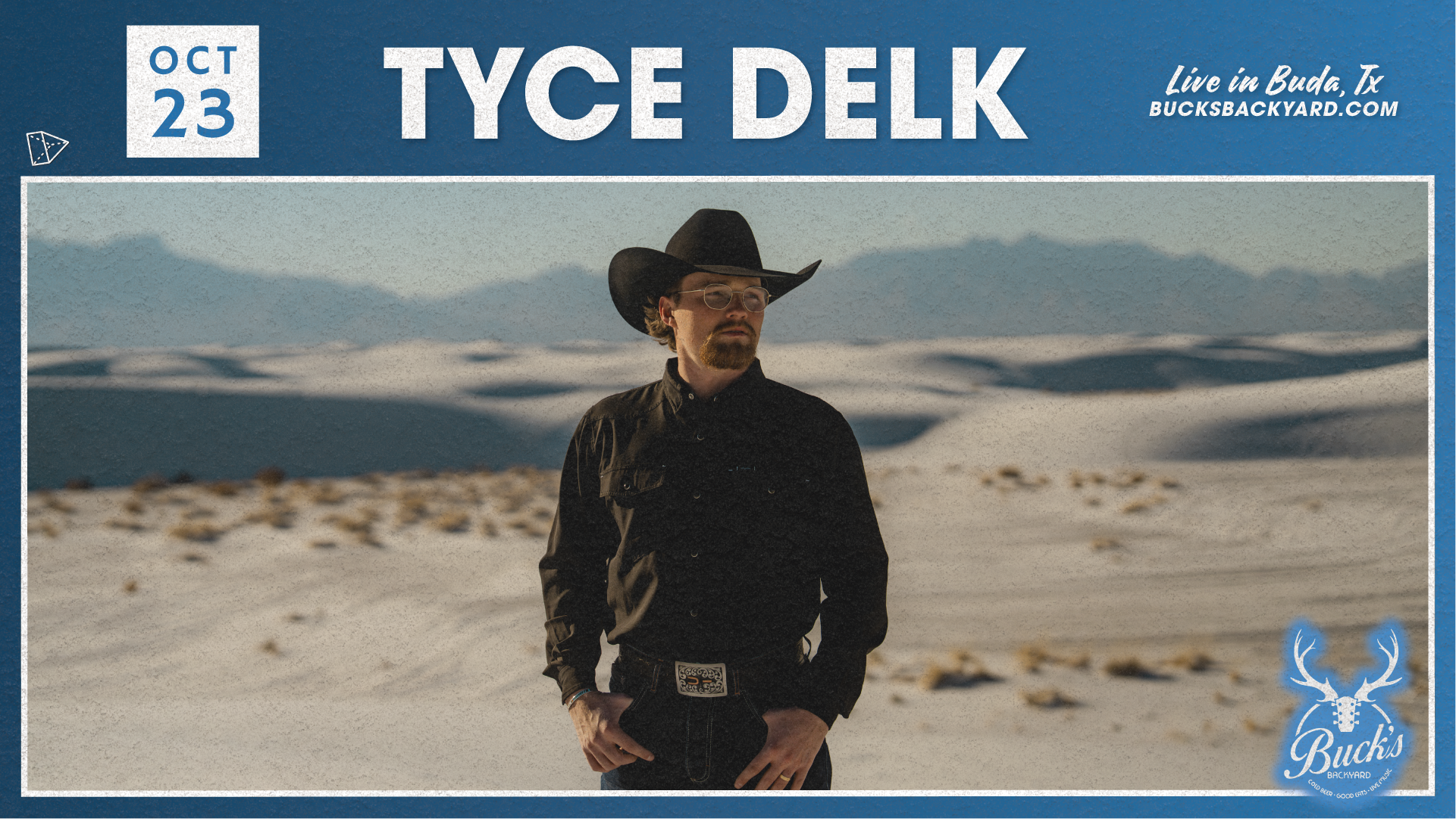 tyce delk live at bucks backyard in buda texas