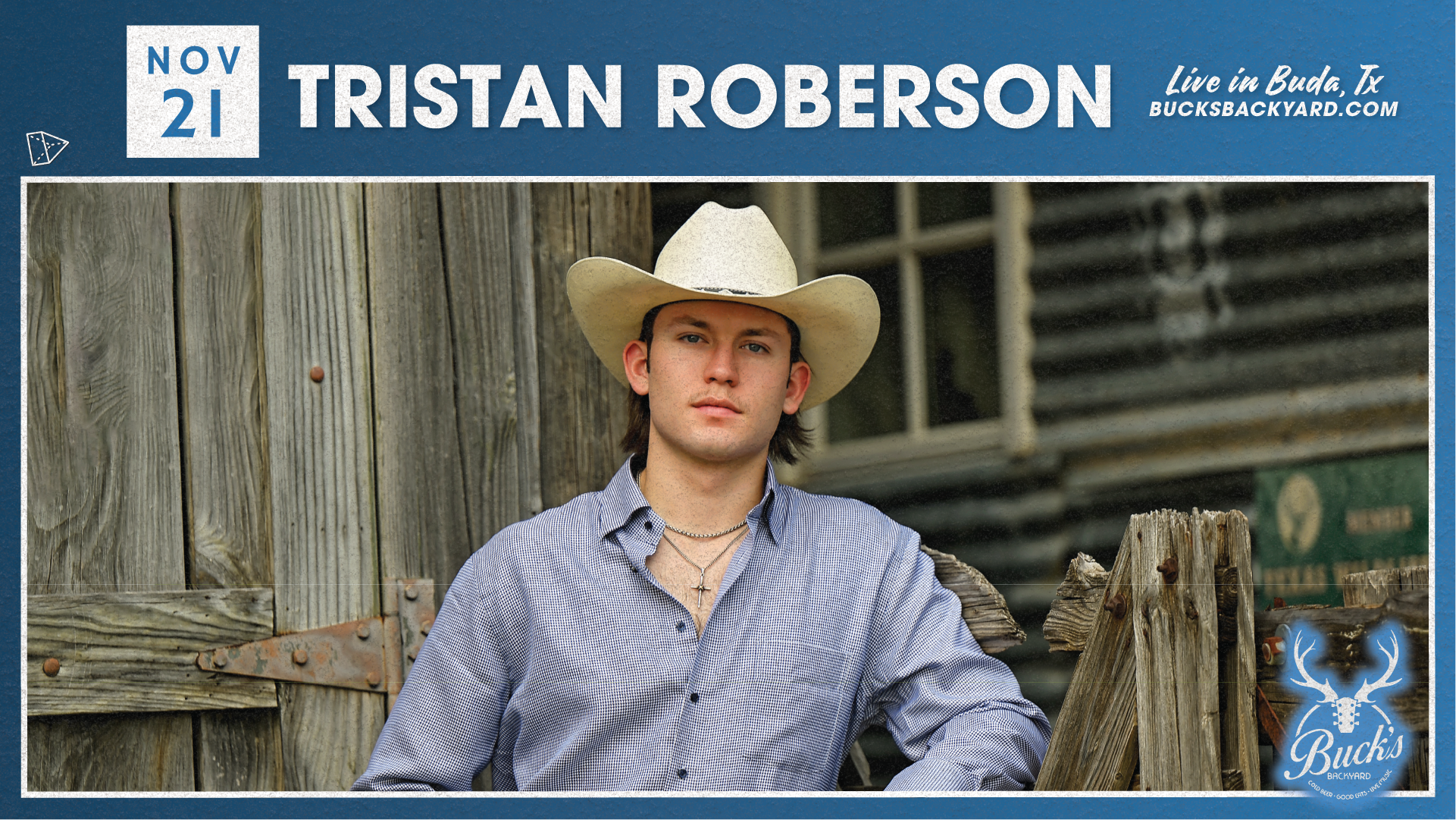 tristan roberson live buda texas