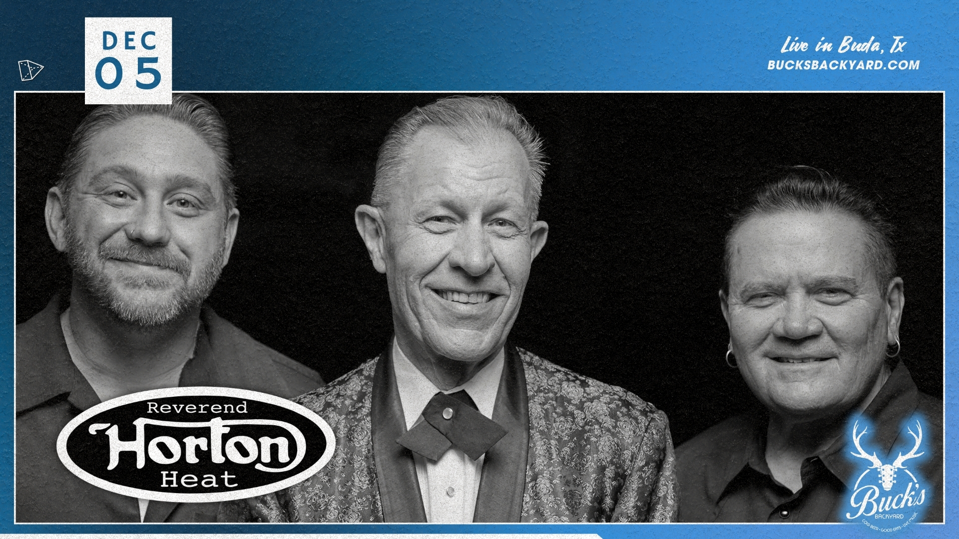 Reverend Horton Heat Live in Buda Texas