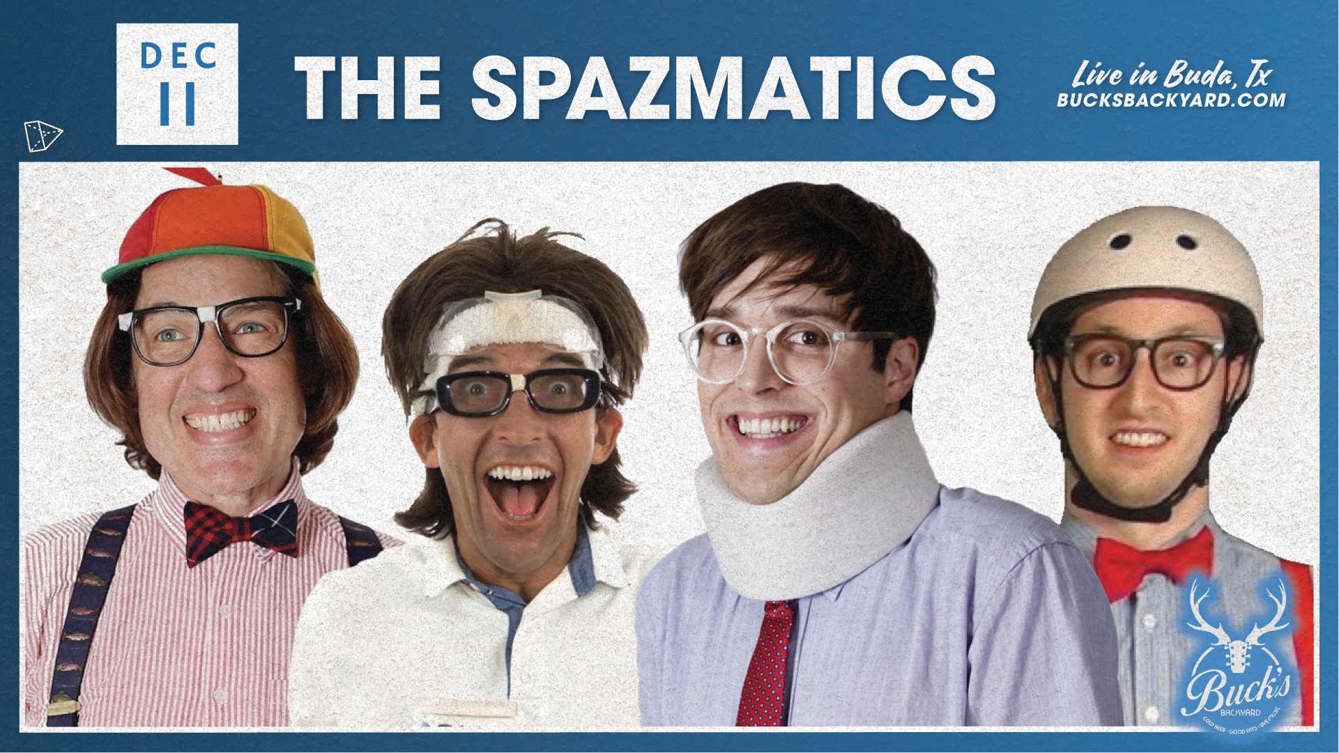 Spazmatics live in Buda Texas